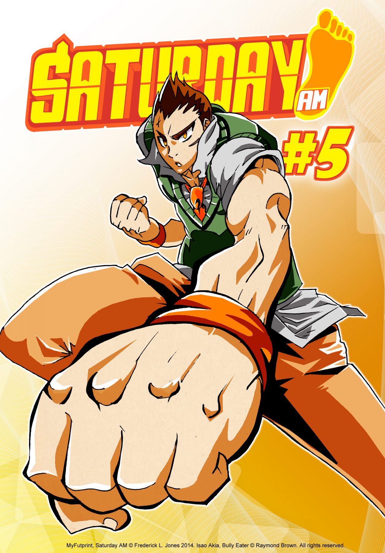Issue #5 (cover by Bully Eater creator, Raymond Brown!!) arrives 3.8.14