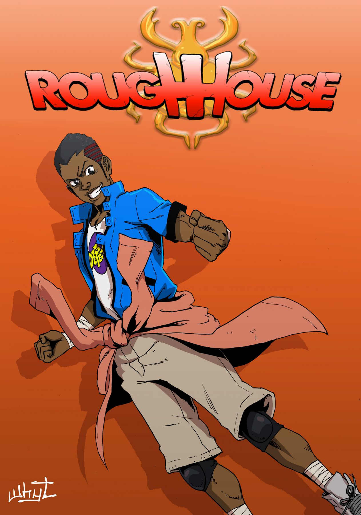 ROUGH HOUSE art by Whyt Manga, ROUGH HOUSE (c) Jordan Cook 2014