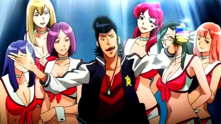 Not only does Space Dandy attempt to produce slap-stick level of satire regarding female-only waitress themed restaurants but it continues the trend of a tone-deaf lack of diversity.